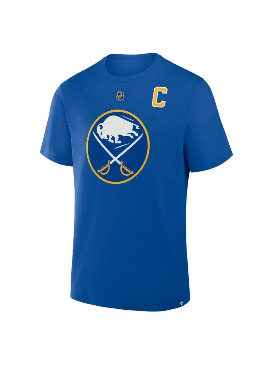 Футболка с длинным рукавом с принтом Rasmus Dahlin Authentic Stack Name & Number Fanatics — изображение 3 из 3, королевский