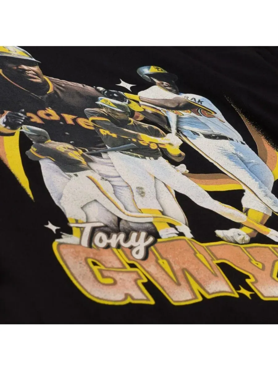 Футболка с фотопринетом Tony Gwynn Mitchell & Ness — изображение 4 из 4, черный
