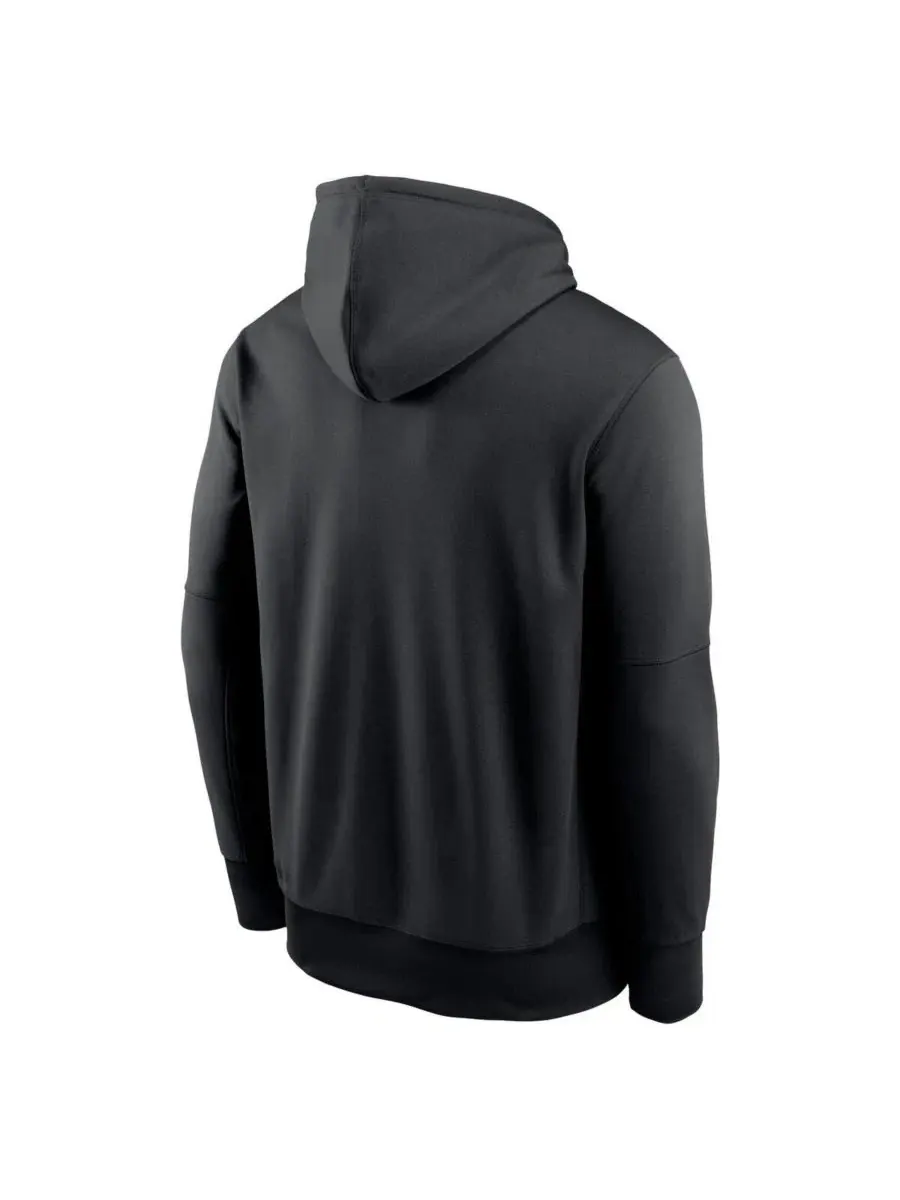 Толстовка на молнии Nike Color Pop Performance Fleece, LSU Tigers — изображение 3 из 3, черный