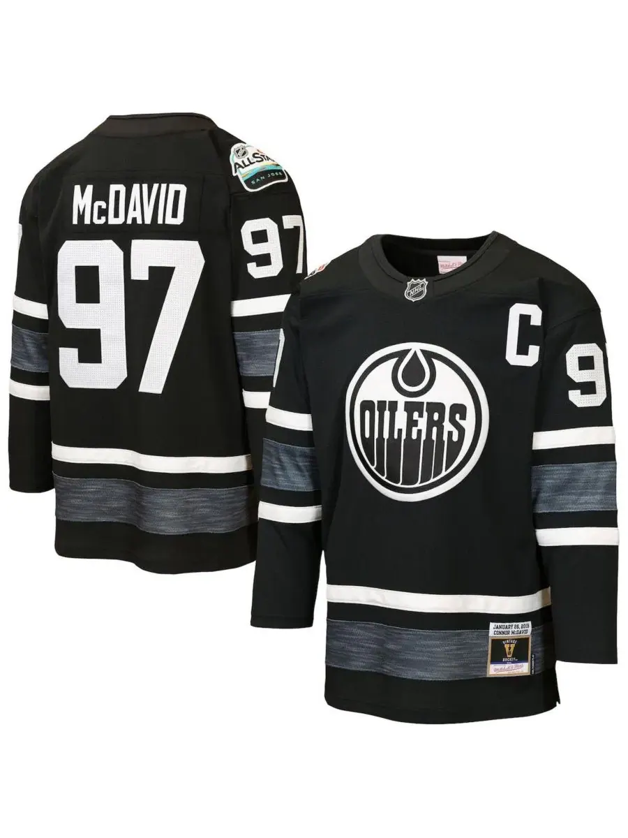 Детская футболка с принтом и длинным рукавом, модель Connor McDavid 2019 All-Star Game Power Play — изображение 1 из 3