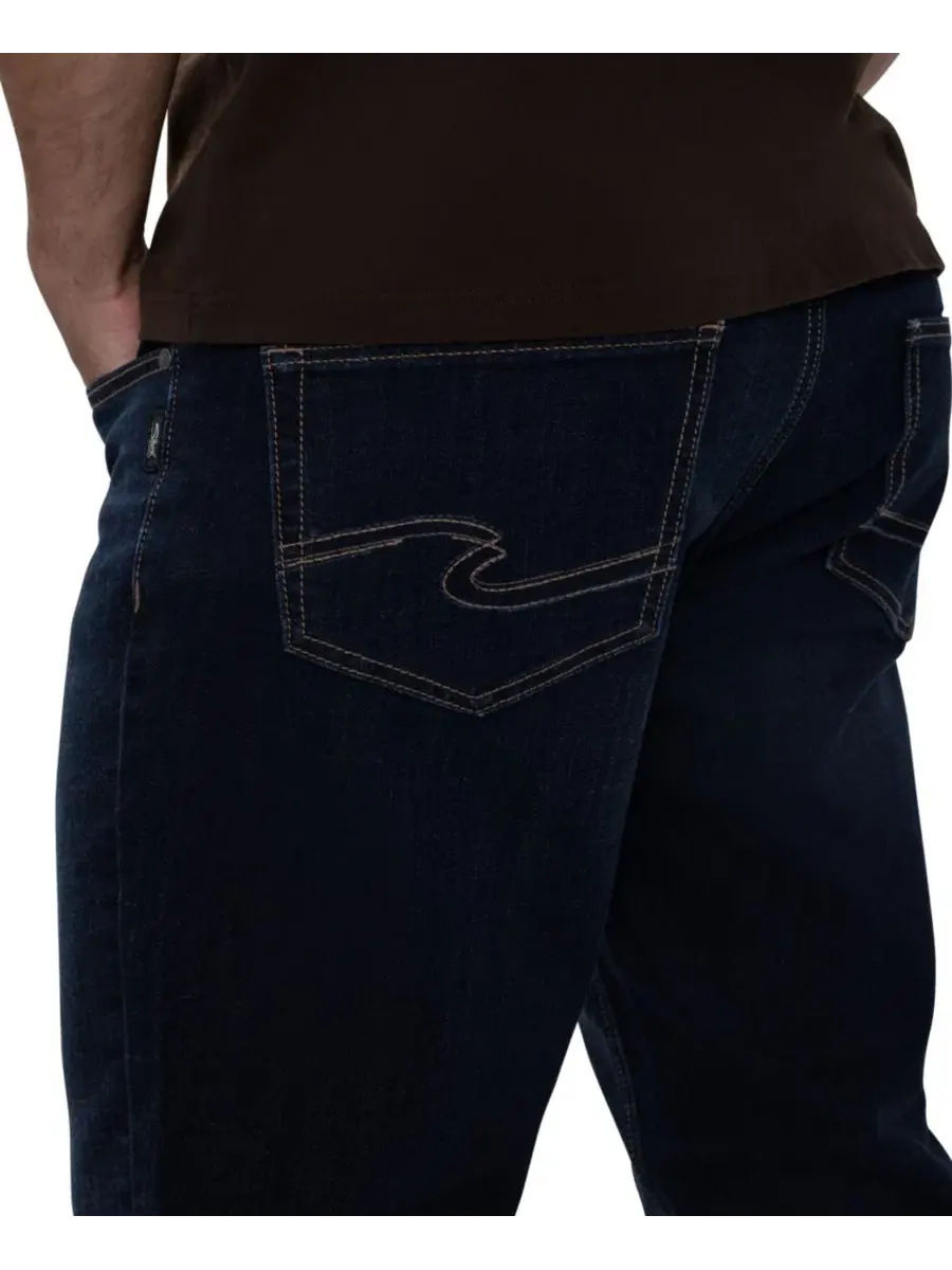 Джинсы прямые с зауженным низом Eddie Silver Jeans Co., Smooth — изображение 5 из 7