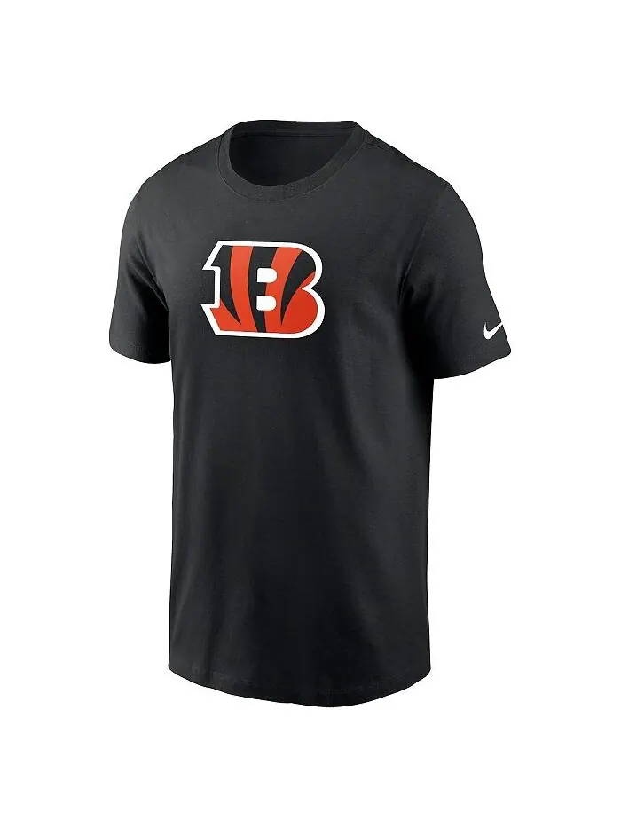 Мужская черная футболка с логотипом Cincinnati Bengals Team Primary Nike — изображение 2 из 3, черный