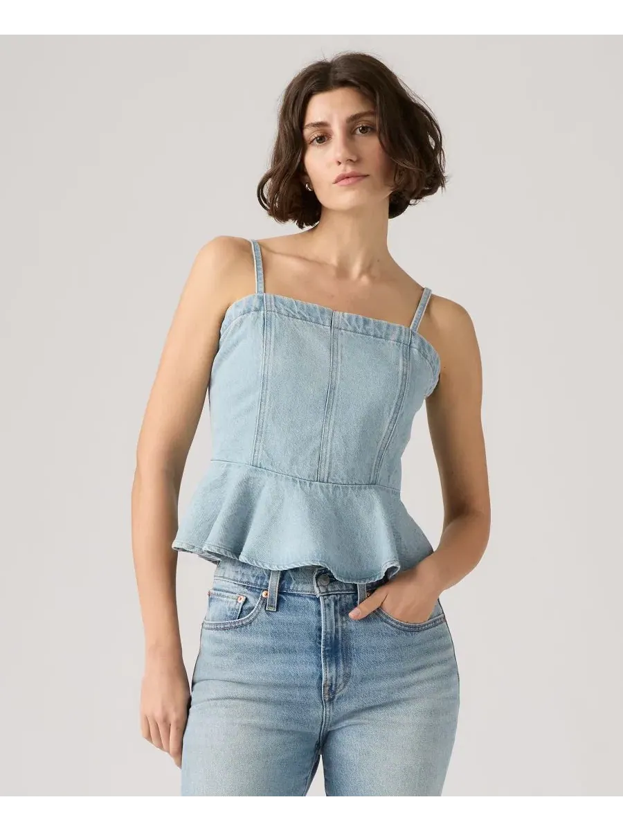 Топ без рукавов Anderson с воланами Levi's, Face Value Flounce