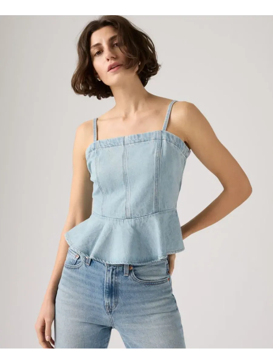 Топ без рукавов Anderson с воланами Levi's, Face Value Flounce — изображение 2 из 4