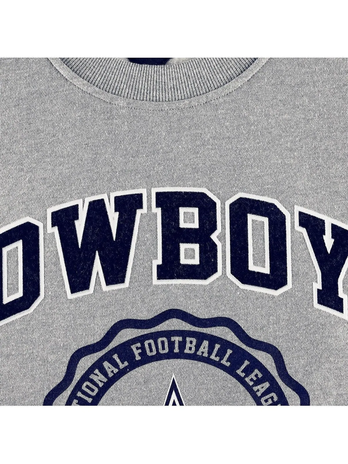 Мужская толстовка Hether Grey Dallas Cowboys Ronald Crew Tommy Hilfiger — изображение 2 из 4, серый