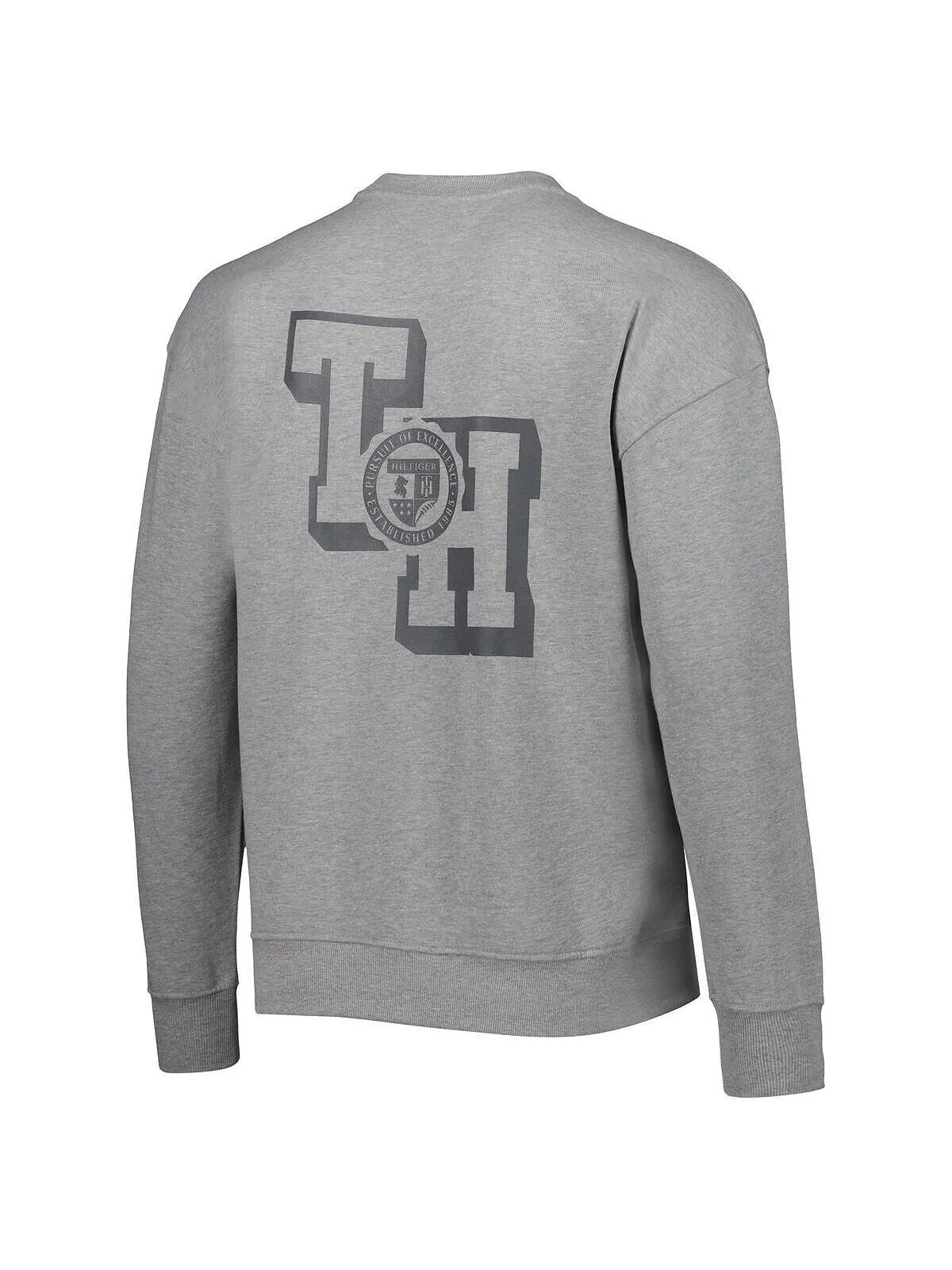 Мужская толстовка Hether Grey Dallas Cowboys Ronald Crew Tommy Hilfiger — изображение 3 из 4, серый