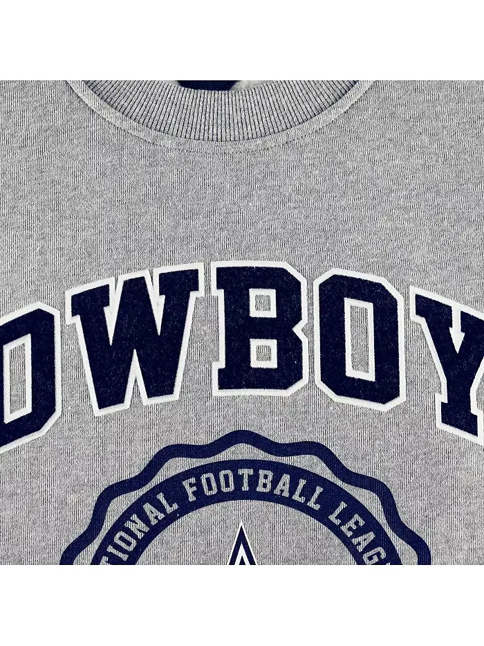 Мужская толстовка Ronald Crew Dallas Cowboys цвета хизер-серый Tommy Hilfiger — изображение 2 из 4