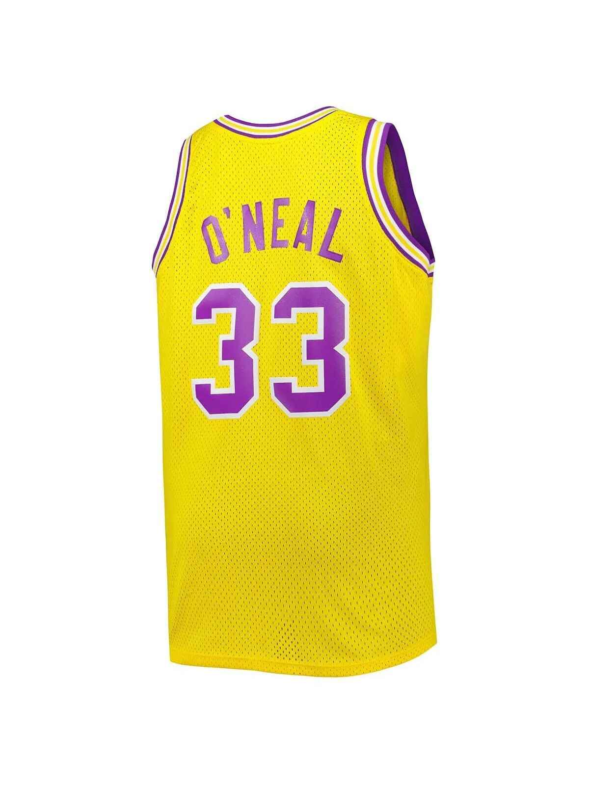 Мужская футболка Shaquille O'Neal Gold LSU Tigers Big and Tall Swingman 1990/91 года Mitchell & Ness — изображение 3 из 3