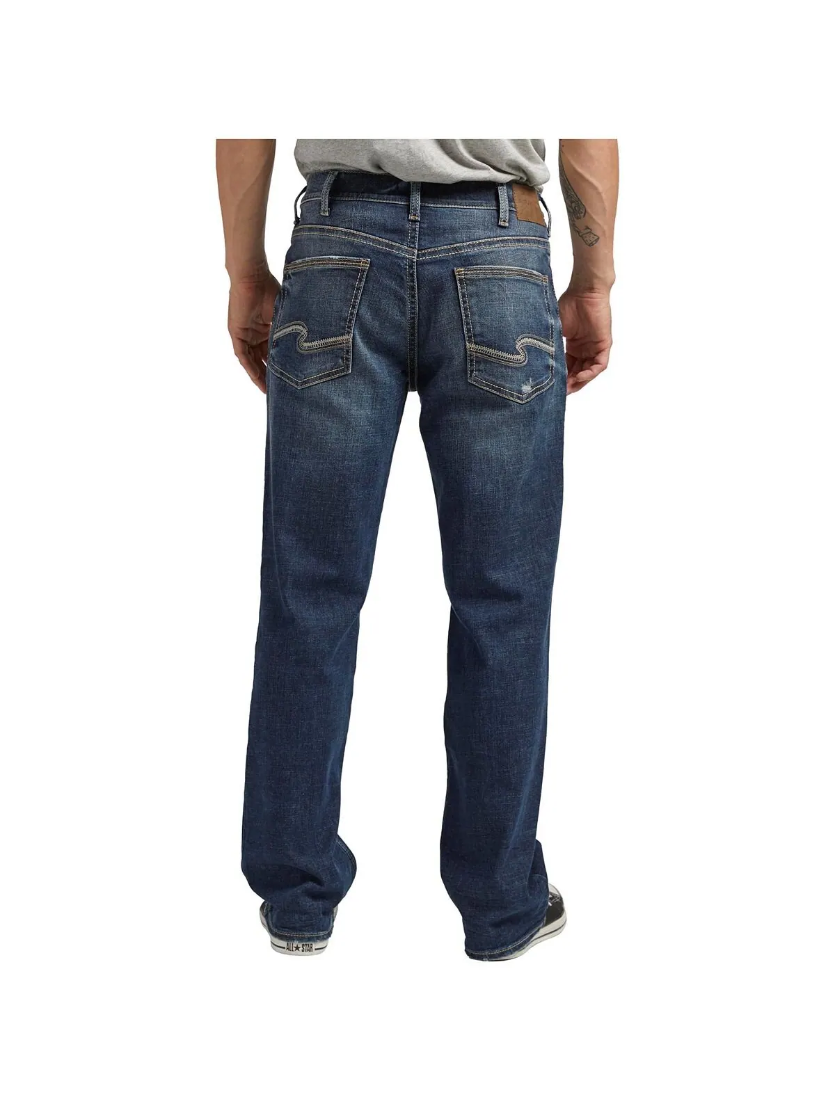 Мужские прямые джинсы свободного покроя Gordie Silver Jeans Co. — изображение 2 из 3, синий