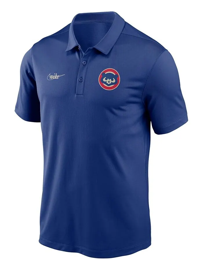 Мужская франчайзинговая футболка-поло Chicago Cubs Team Nike — изображение 1 из 2, синий