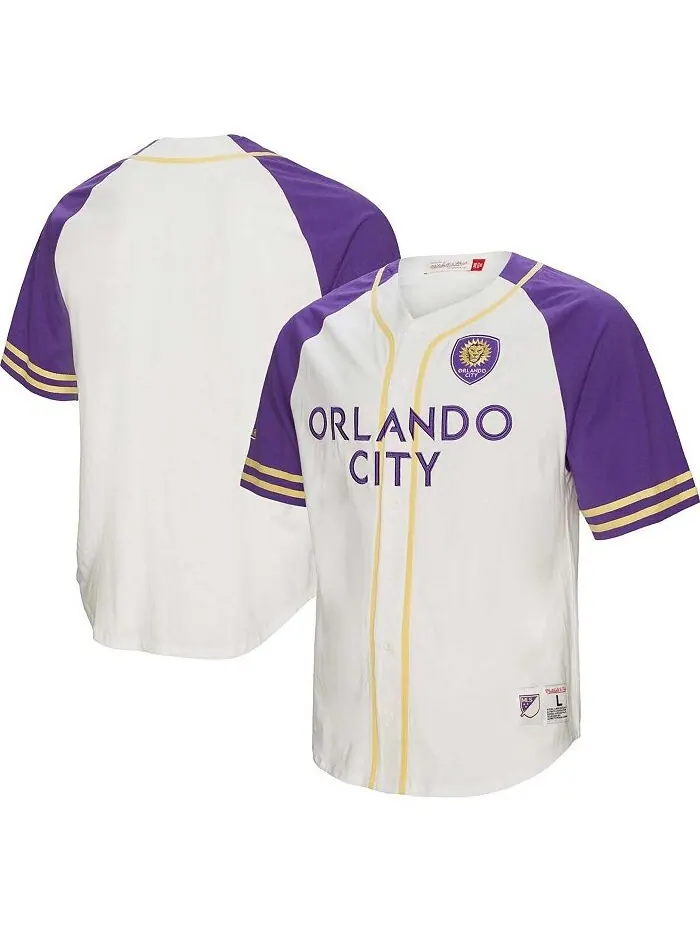Мужская белая футболка для тренировок Orlando City SC Mitchell & Ness — изображение 1 из 1, белый