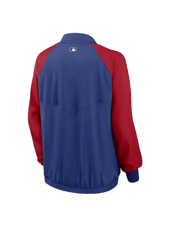 Женская куртка Royal Chicago Cubs Authentic Collection Team Raglan Performance с молнией во всю — изображение 2 из 3