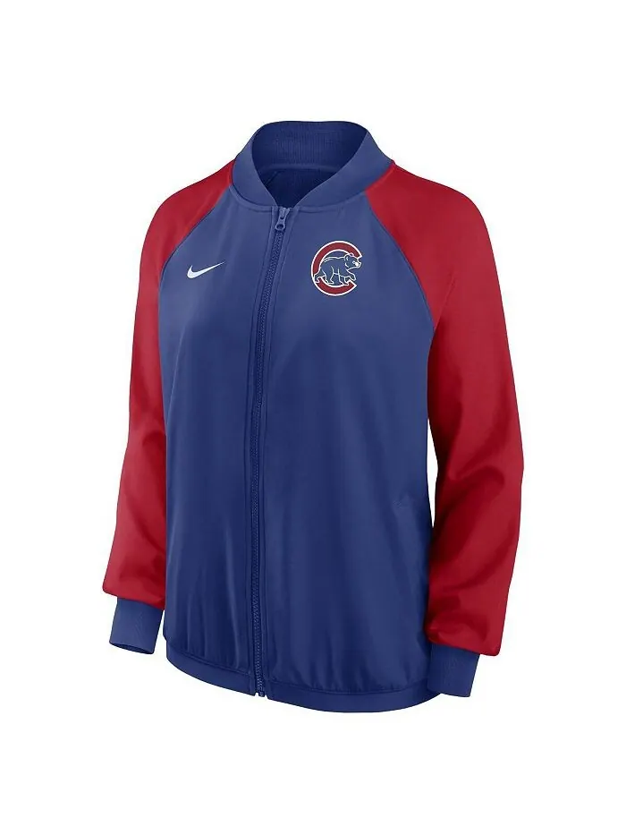 Женская куртка Royal Chicago Cubs Authentic Collection Team Raglan Performance с молнией во всю — изображение 3 из 3