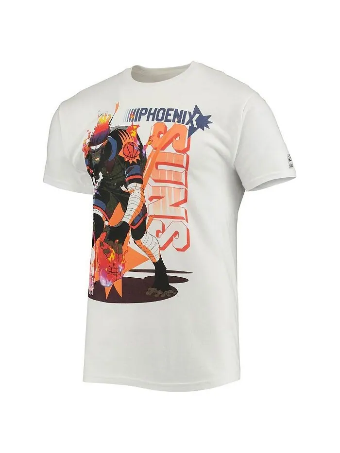 Мужская футболка NBA x McFlyy White Phoenix Suns идентификации Artist Series NBA Exclusive — изображение 2 из 3, белый
