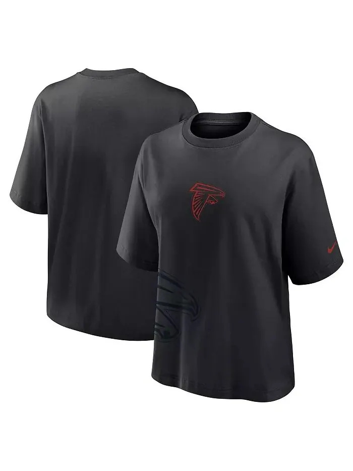 Женская черная свободная футболка Atlanta Falcons Nike — изображение 1 из 3