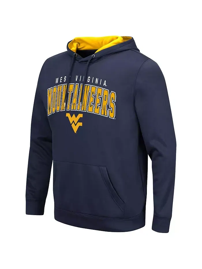 Мужская синяя толстовка с капюшоном West Virginia Mountaineers Resistance Colosseum — изображение 2 из 3