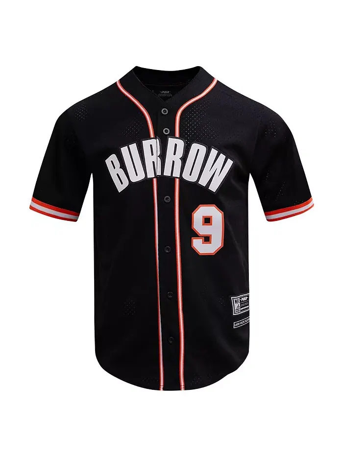 Мужская черная бейсболка Cincinnati Bengals с пуговицами Joe Burrow Pro Standard — изображение 2 из 4