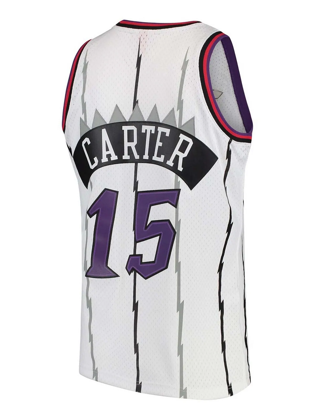 Мужская футболка vince carter white toronto raptors 1997-98 hardwood classics swingman jersey — изображение 3 из 3, белый