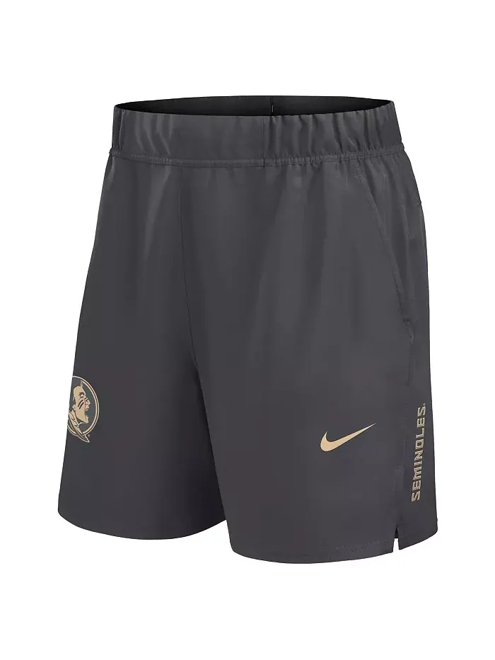 Мужские серые шорты Florida State Seminoles Primetime Woven Victory Performance Nike — изображение 2 из 3
