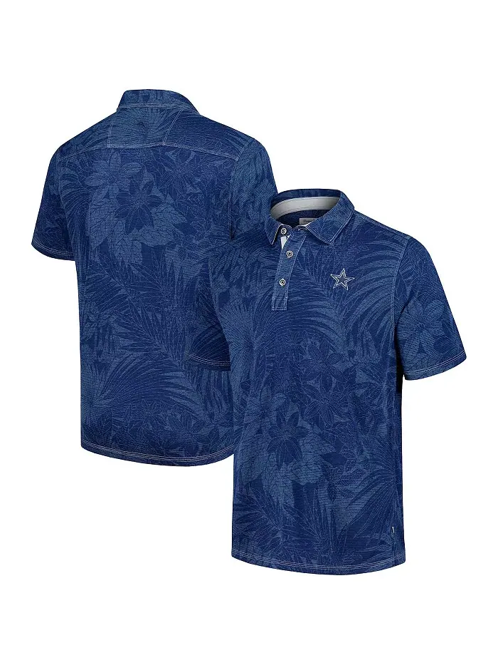 Мужская поло Sport Santiago Paradise Dallas Cowboys в синем цвете Tommy Bahama — изображение 1 из 3