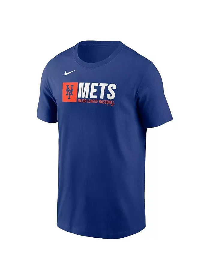 Мужская футболка Royal New York Mets Team Block Nike — изображение 3 из 3