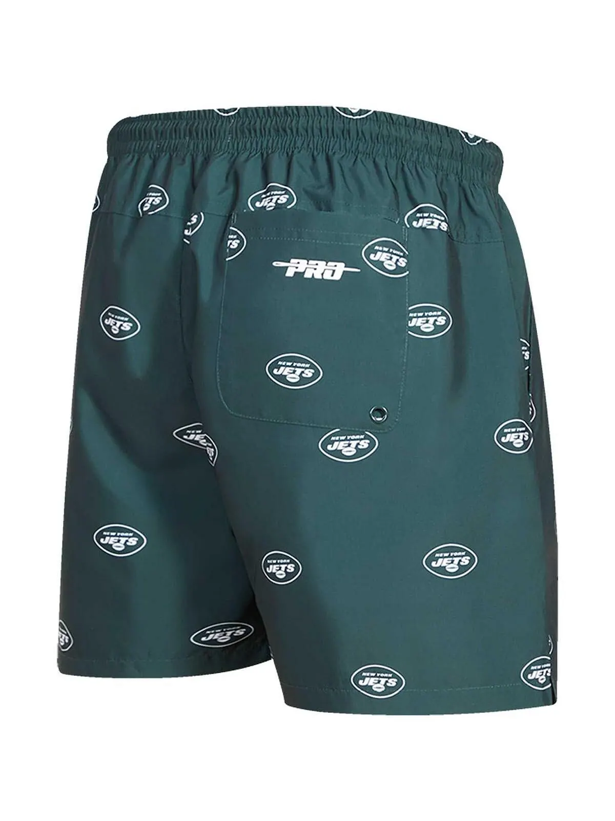 Мужские зеленые шорты с мини-логотипом New York Jets со сплошным принтом Pro Standard — изображение 2 из 4, зеленый