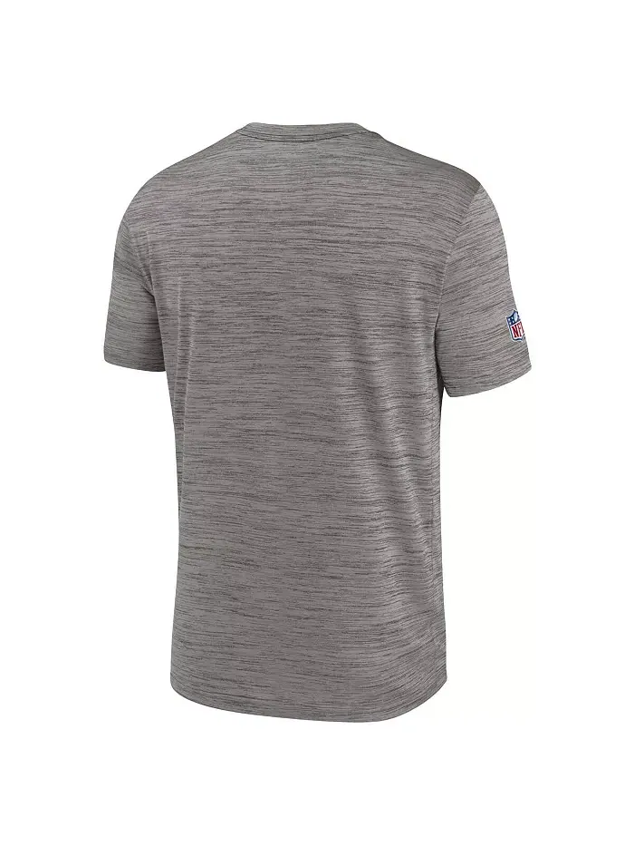 Мужская футболка Philadelphia Eagles Sideline Alternate Logo Performance цвета верескового угля Nike — изображение 2 из 3