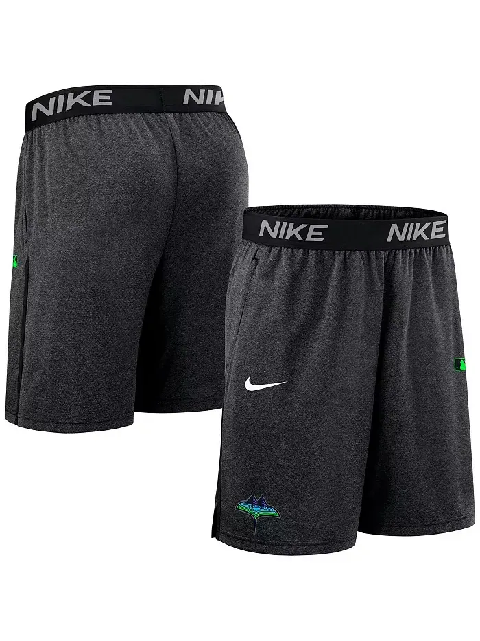Мужские шорты Tampa Bay Rays Authentic Collection City Connect Performance Knit черные Nike