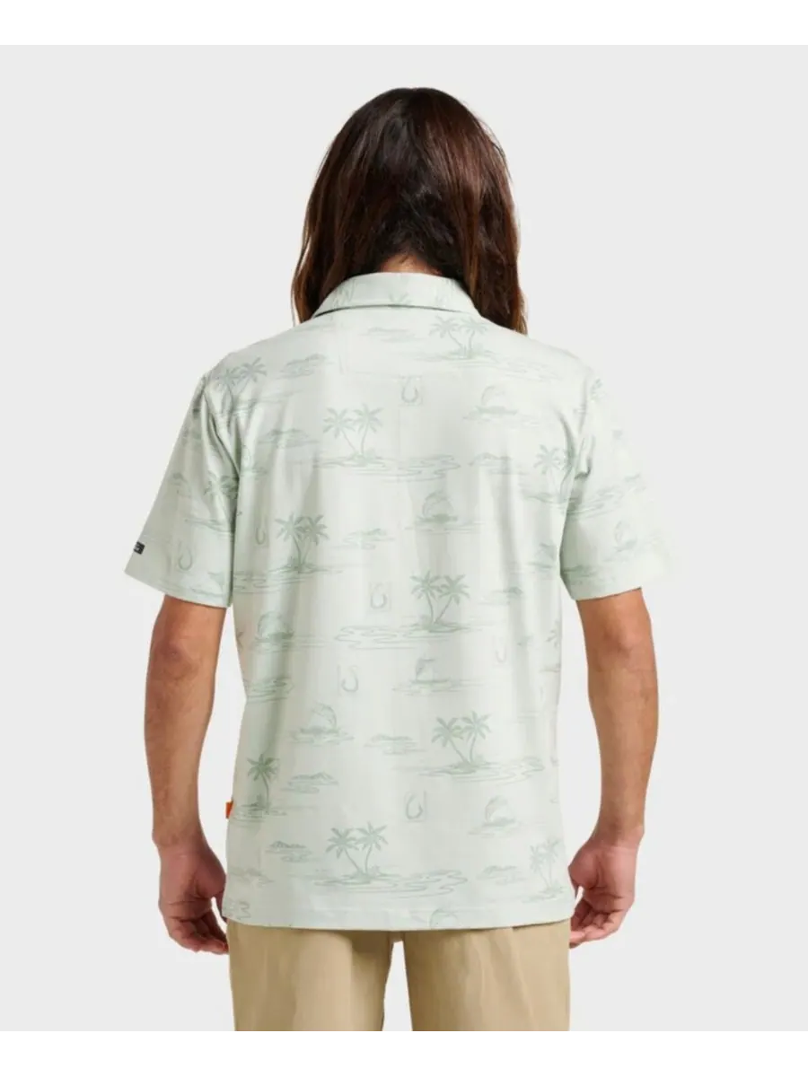 Мужская рубашка поло Quiksilver Island Daze Quiksilver Waterman, SMOKE HEATHER — изображение 3 из 3