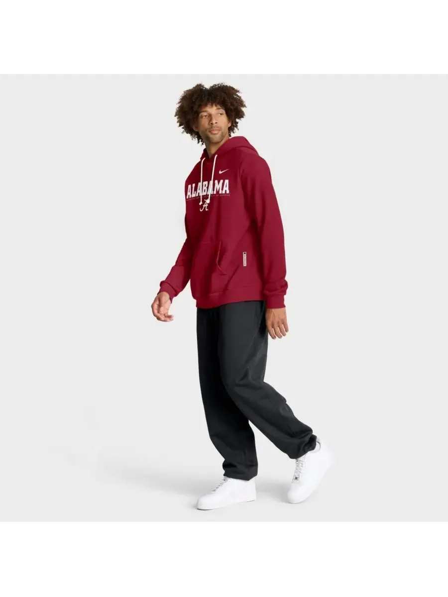 Nike Мужская толстовка Crimson Alabama Crimson Tide 2025 Sideline Standard Issue Dri-FIT — изображение 3 из 3, красный