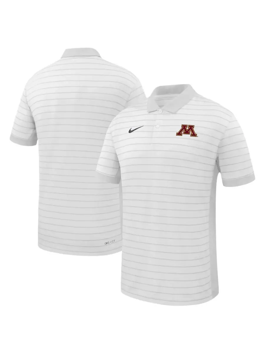 Nike Мужская белая поло-рубашка Minnesota Golden Gophers 2025 Early Season Coaches Sideline Victory — изображение 1 из 3