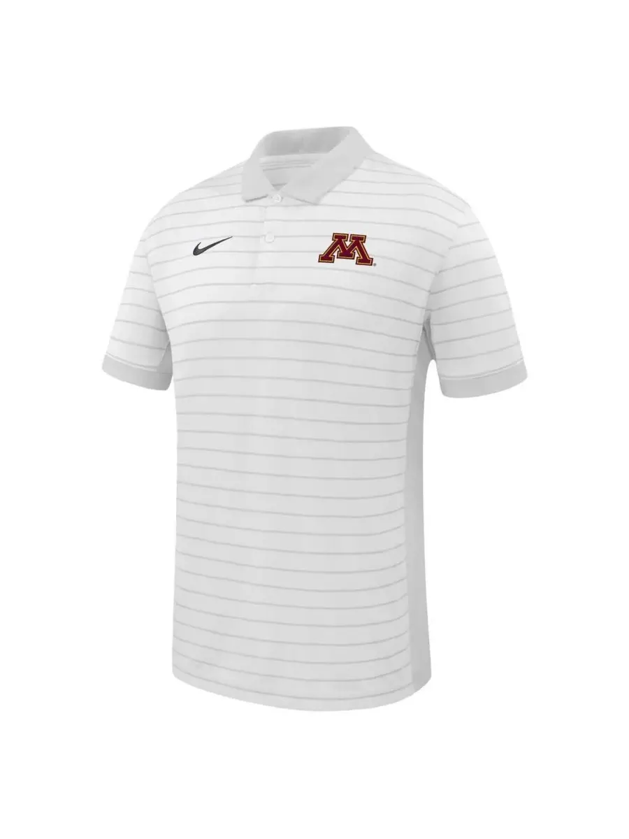 Nike Мужская белая поло-рубашка Minnesota Golden Gophers 2025 Early Season Coaches Sideline Victory — изображение 2 из 3