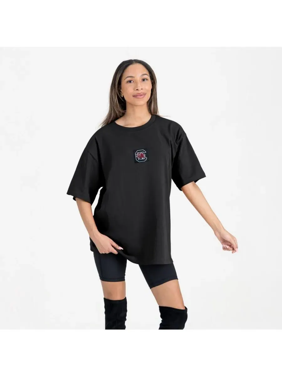 Gameday Couture Женская черная футболка South Carolina Gamecocks Oversized Back at Ya — изображение 1 из 5, черный