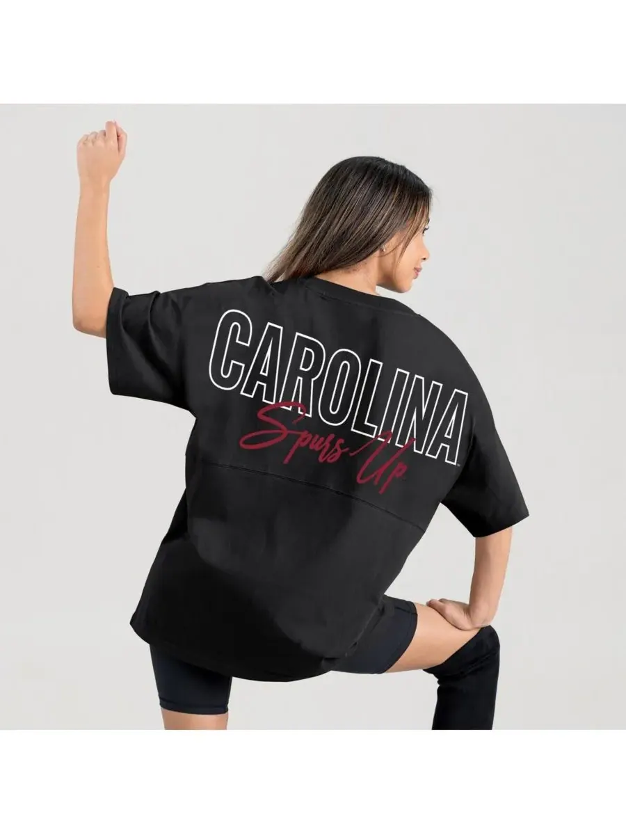 Gameday Couture Женская черная футболка South Carolina Gamecocks Oversized Back at Ya — изображение 2 из 5, черный