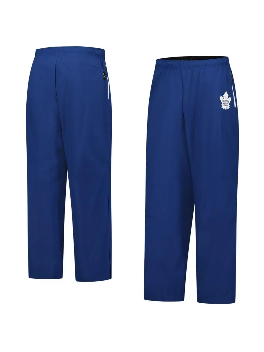 Fanatics Женские сине-белые спортивные штаны Toronto Maple Leaf's Authentic Pro Rink Pants — изображение 1 из 3, синий белый