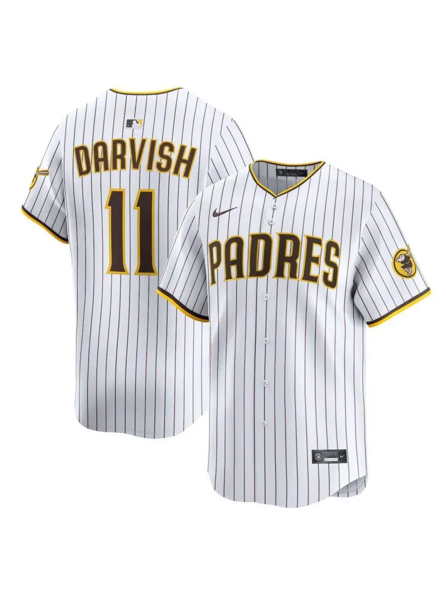 Nike Мужская белая домашняя футболка Yu Darvish San Diego Padres, ограниченная серия — изображение 1 из 3, белый