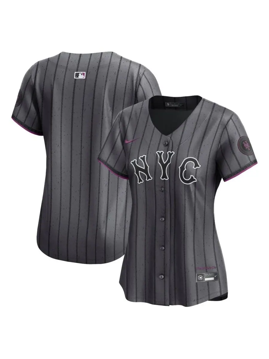 Nike Женская серая футболка New York Mets City Connect Limited — изображение 1 из 3, серый