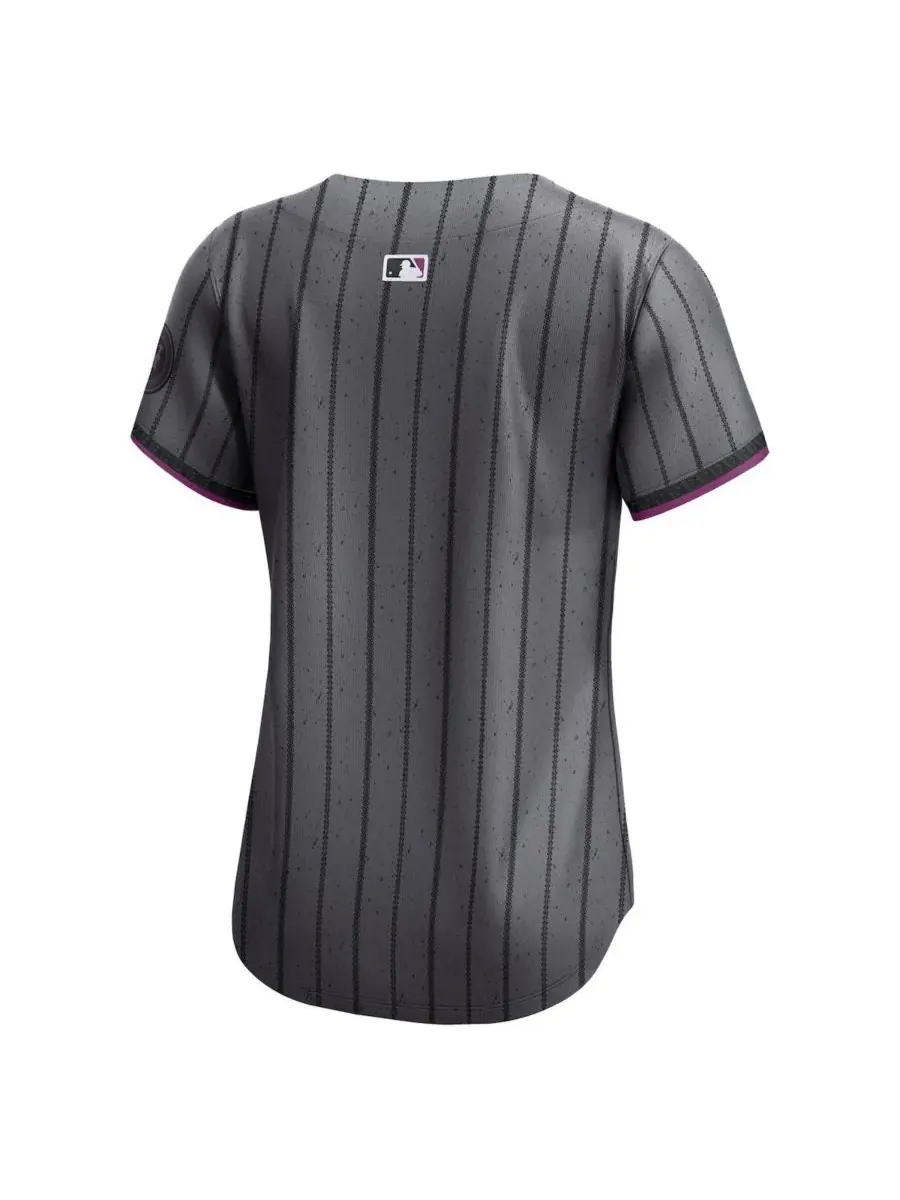 Nike Женская серая футболка New York Mets City Connect Limited — изображение 3 из 3, серый