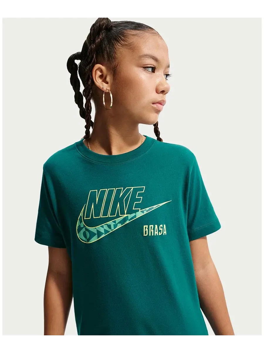 Футболка для мальчиков и девочек "Бразилия Футура" Nike — изображение 2 из 5