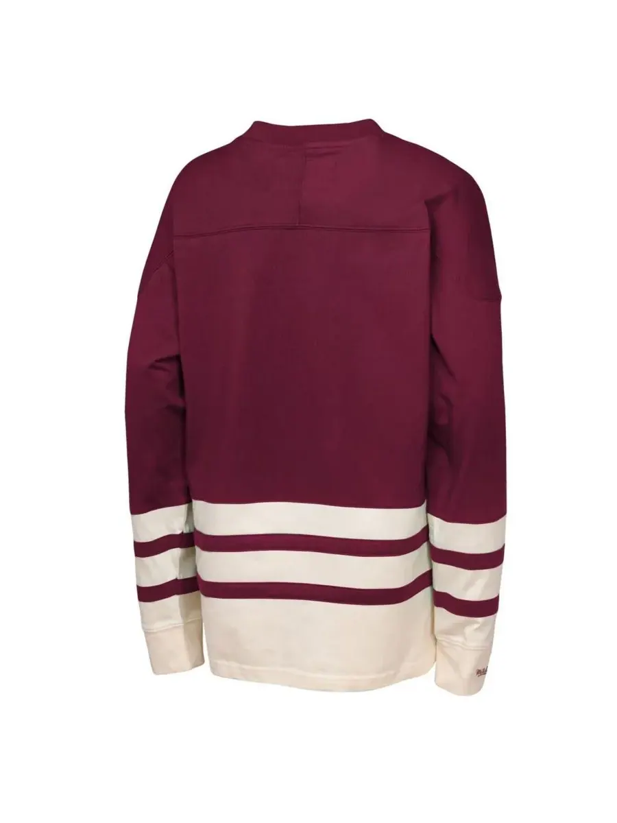 Футболка с длинными рукавами Big Boys and Girls Burgundy Colorado Avalanche Chainstitch Heavyweight — изображение 2 из 3