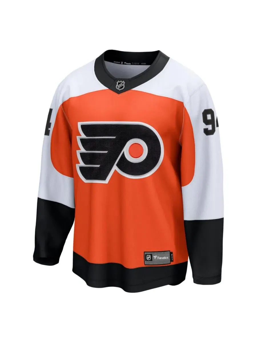 Хоккейный джерси с длинным рукавом Porter Martone, Philadelphia Flyers Fanatics — изображение 2 из 3, оранжевый