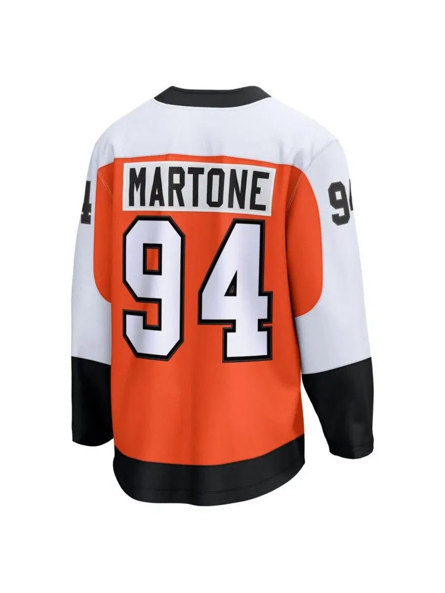 Хоккейный джерси с длинным рукавом Porter Martone, Philadelphia Flyers Fanatics — изображение 3 из 3, оранжевый