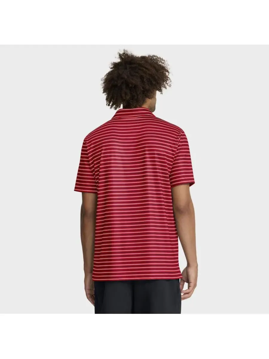 Поло Dri-FIT с полосками, модель 2025 Coaches Premium Tour Stripe Nike — изображение 2 из 3, красный