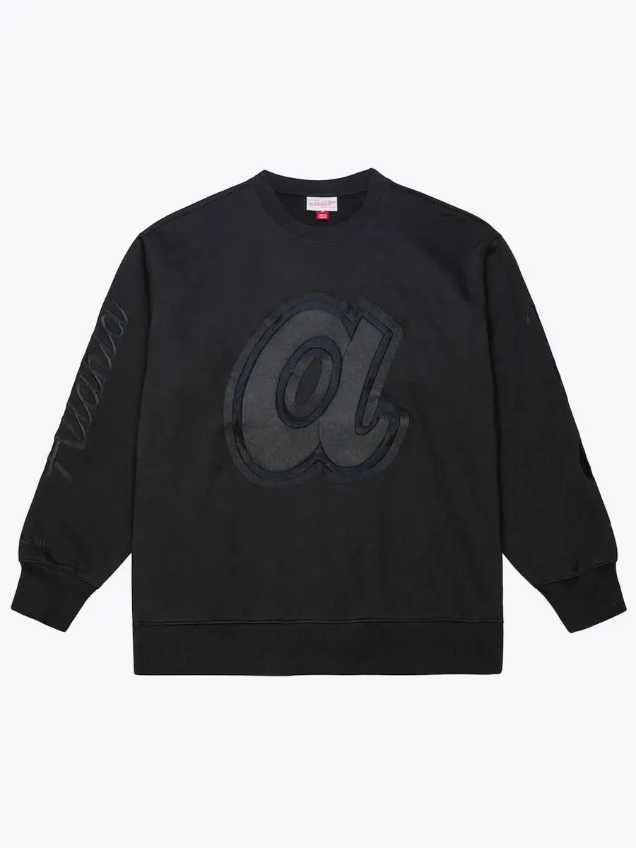 Флисовая толстовка с капюшоном Phantom Fleece Mitchell & Ness — изображение 1 из 5, черный