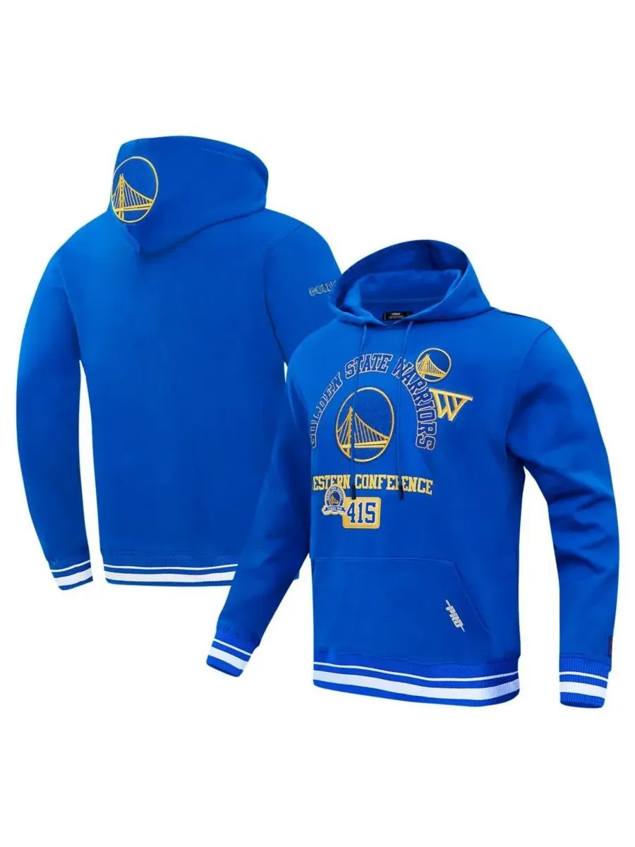 Толстовка с капюшоном Golden State Warriors Area Code Pro Standard — изображение 1 из 5, королевский