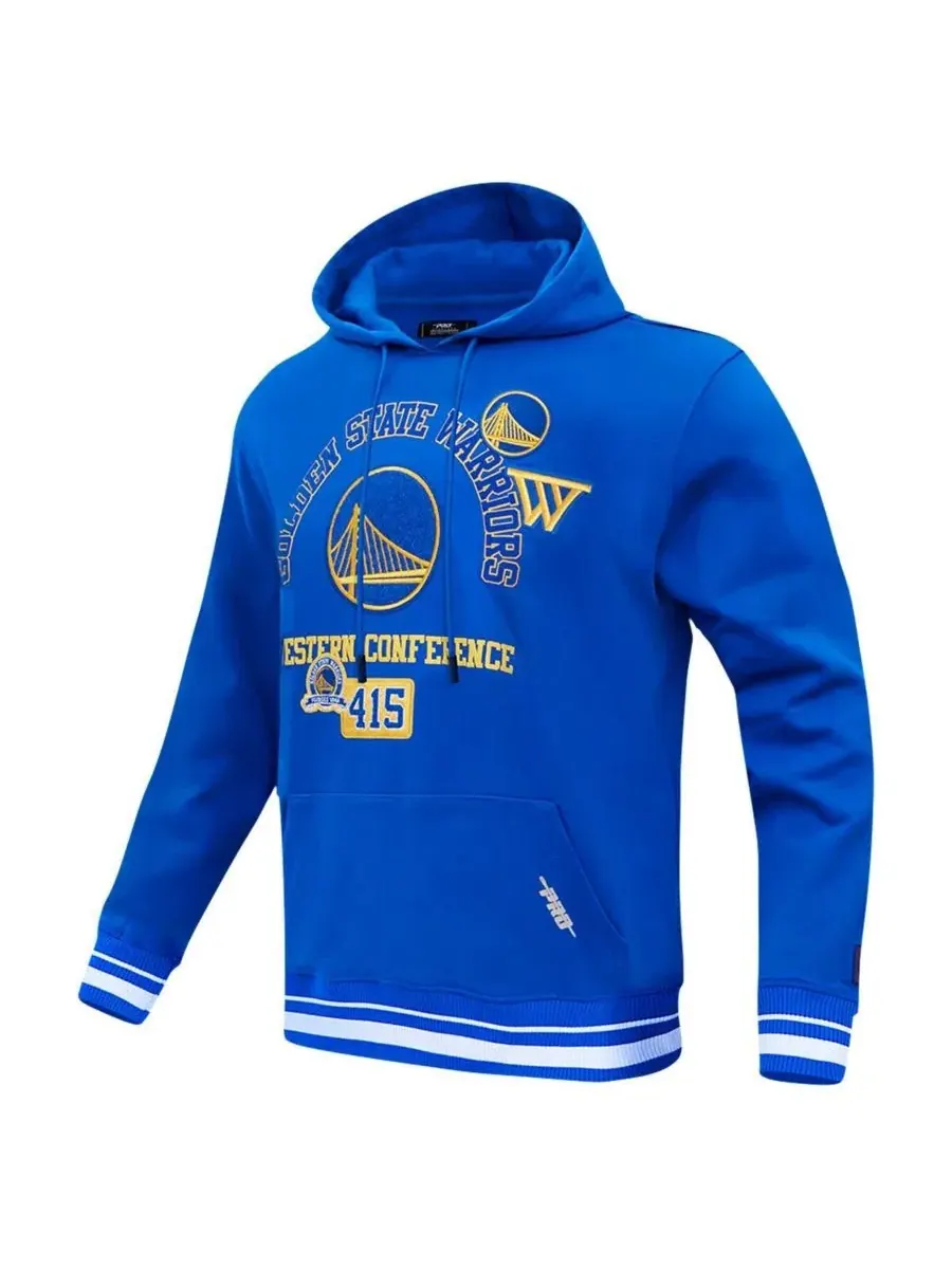 Толстовка с капюшоном Golden State Warriors Area Code Pro Standard — изображение 2 из 5, королевский