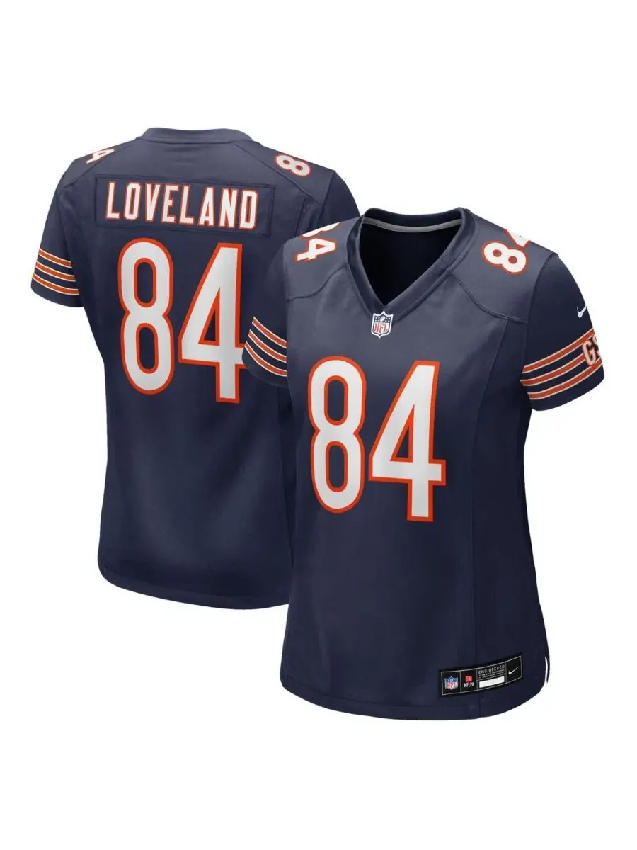 Джерси Nike Colston Loveland Navy Chicago Bears Team Game — изображение 1 из 3, темно-синий