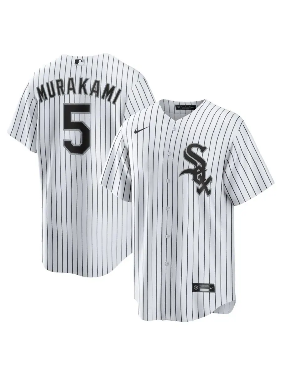 Майка Nike с длинным рукавом Munetaka Murakami White Chicago White Sox Home Replica Jersey — изображение 1 из 3, белый