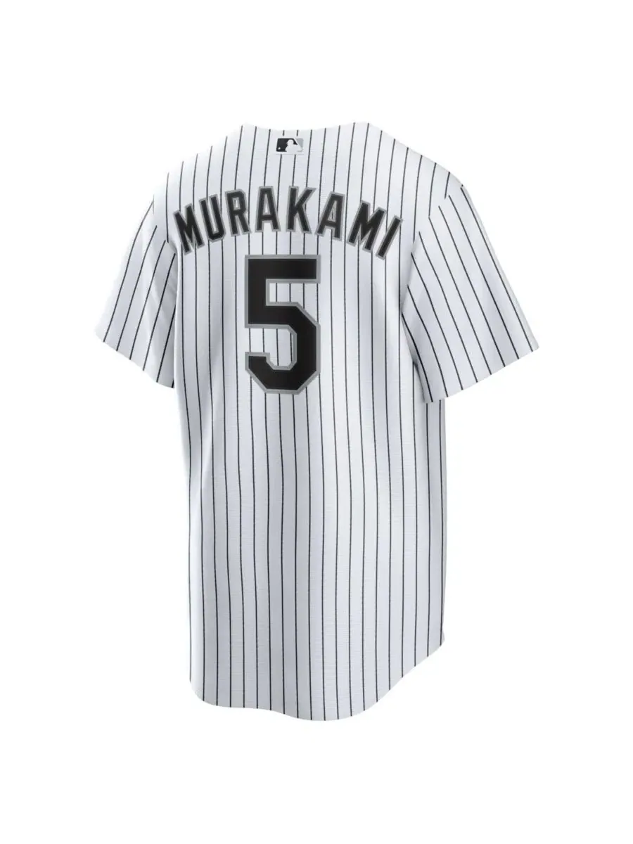 Майка Nike с длинным рукавом Munetaka Murakami White Chicago White Sox Home Replica Jersey — изображение 3 из 3, белый