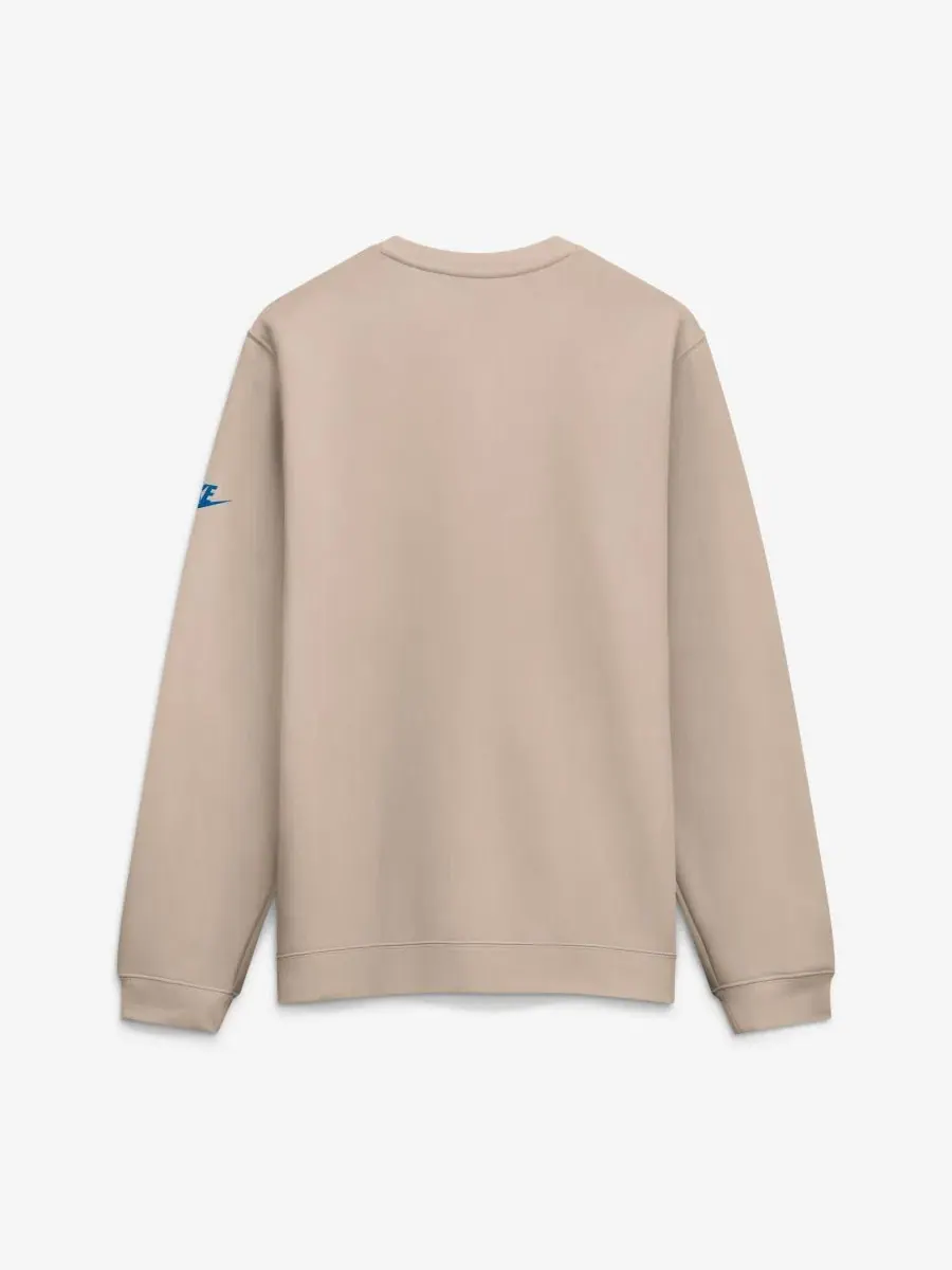Свитшот Nike I-Formation Rewind Club Crew — изображение 2 из 2, бежевый